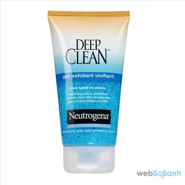 kem tẩy da chết Neutrogena Deep Clean gel