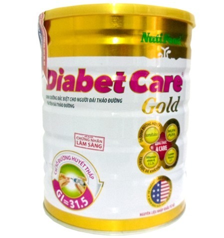 Sữa bột dành cho người tiểu đường NITIFOOD DiabetCare Gold 900g