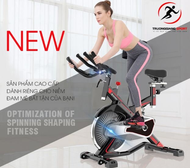 chiếc xe đạp tập thể dục Spin bike New