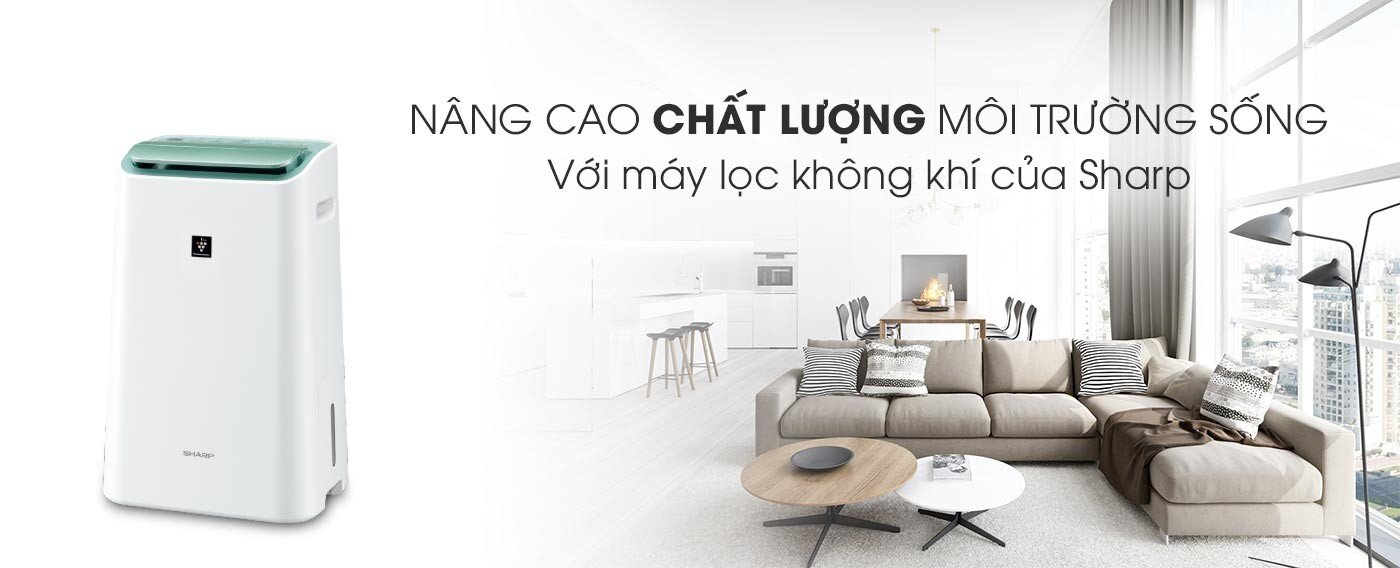 máy lọc không khí sharp