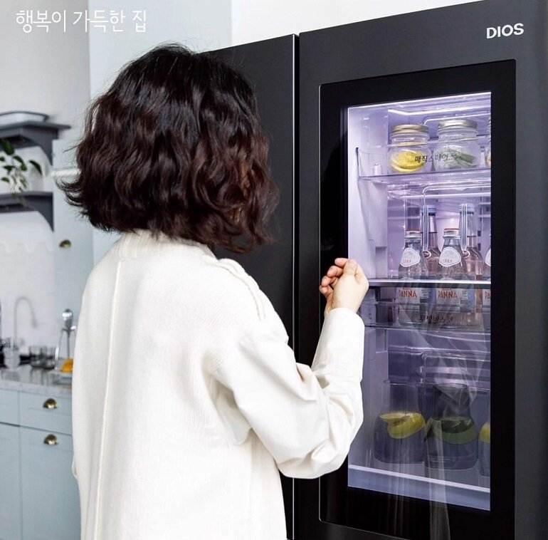 Đánh giá tủ lạnh LG Dios Object về tính năng