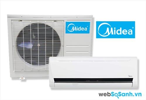 Thiết kế của điều hòa Midea khá hiện đại và gọn nhẹ