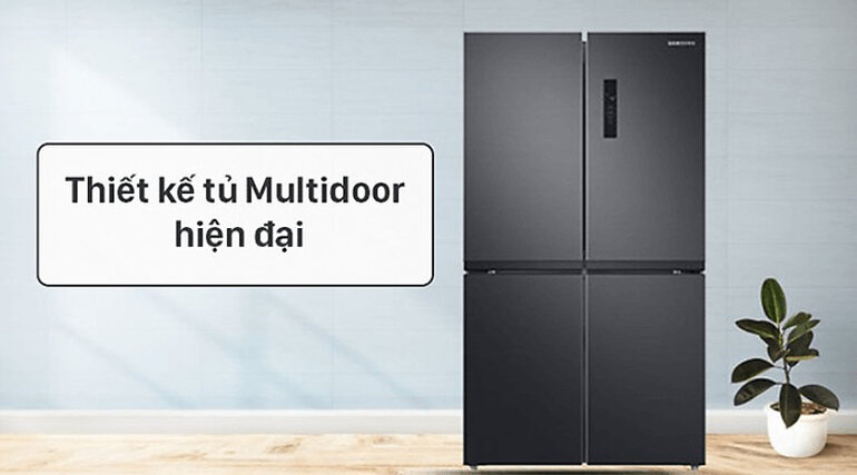 Thiết kế Multidoor hiện đại của các mẫu tủ lạnh Samsung 500l