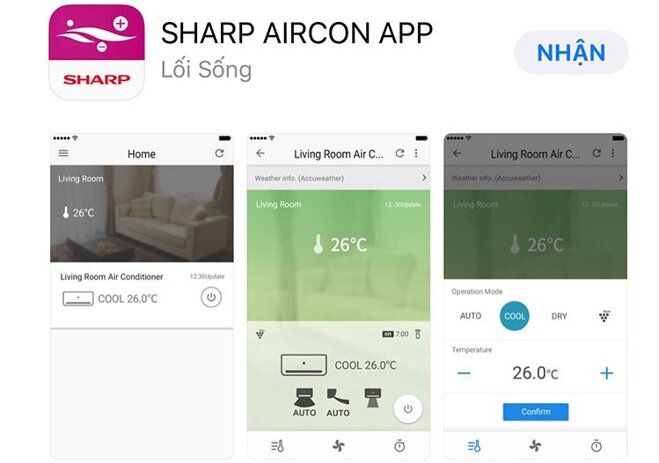 SHARP AIRCON APP