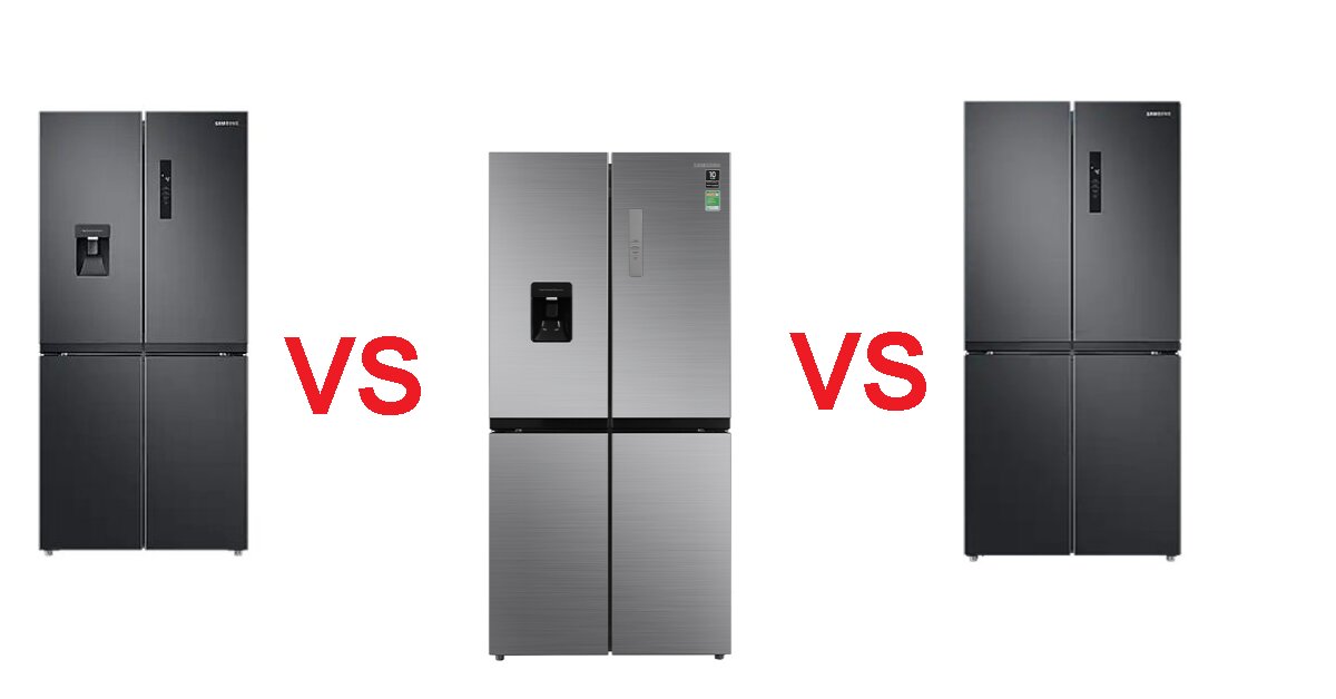 Sự khác biệt giữa 3 model tủ lạnh Samsung Multidoor 488L mới nhất 2021 là gì?