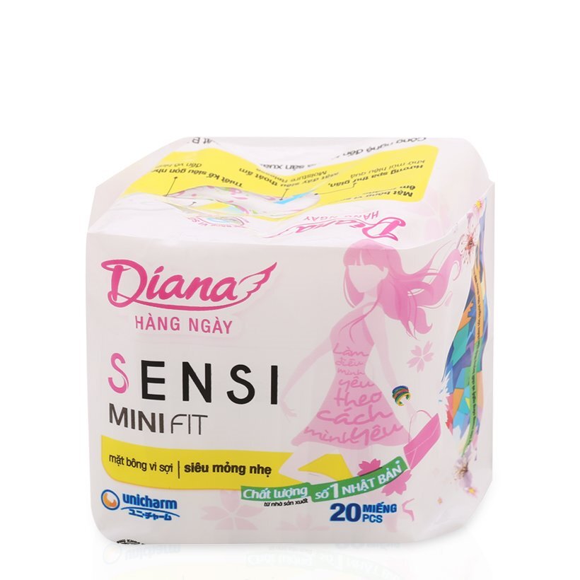 Băng vệ sinh hàng ngày Diana Sensi Mini Fit