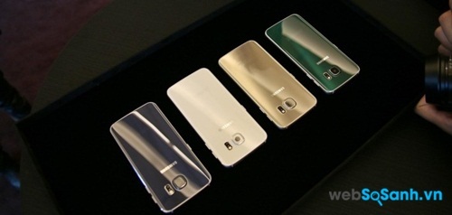 Galaxy S6 đem đến cho người dùng 4 tuỳ chọn màu sắc sang trọng và cá tính