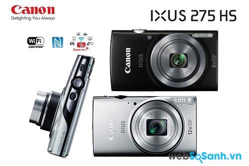 Máy ảnh du lịch Canon IXUS 275 HS được tích hợp sẵn những tính năng như GPS và wireless và kết nối NFC