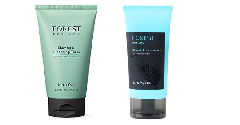 Sữa rửa mặt Hàn Quốc cho nam Innisfree Forest for Men - Giá tham khảo từ 149.000 vnđ - 299.000 vnđ/ tuýp 150ml tùy loại