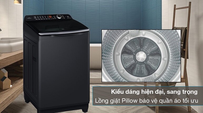 Máy giặt Aqua AQD DR120HT BK có giá thành 7.250.000đ tại websosanh.vn