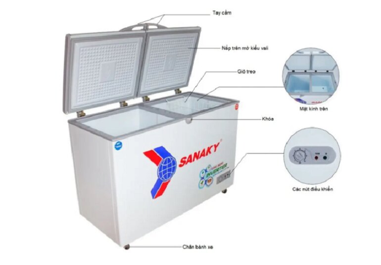 Tủ đông Sanaky Inverter