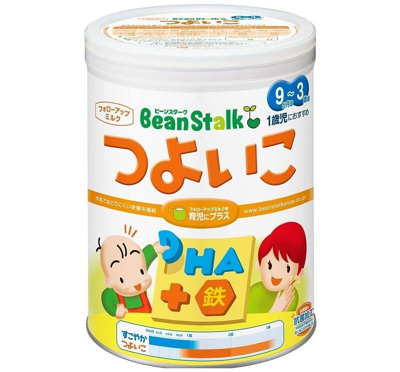 Top 7 Japanese weight gain milks for children over 1 year old that are safe
