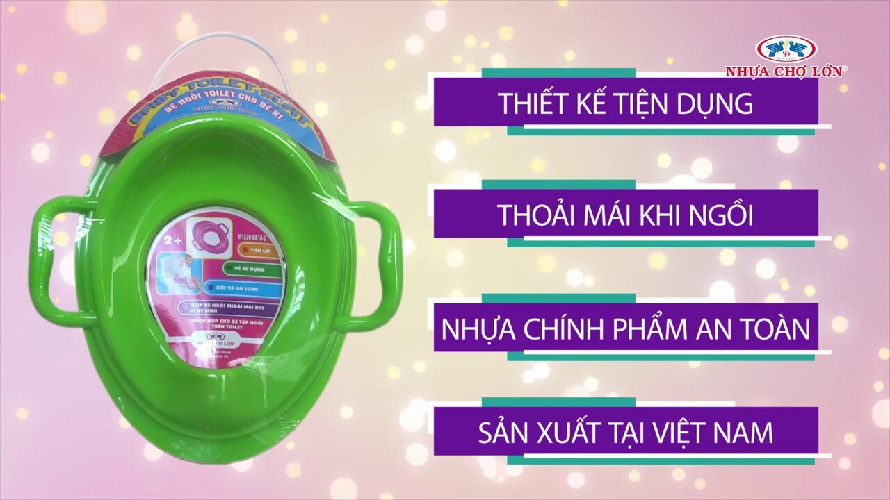 Bệ ngồi toilet cho bé Nhựa Chợ Lớn K.1