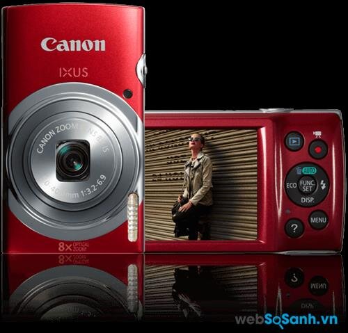 Máy ảnh du lịch Canon IXUS 150 HS có tốc độ màn trập chậm nhất là 15s, và nhanh nhất là 1/2000s
