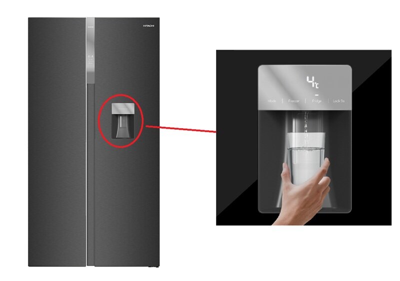 Tủ lạnh Hitachi 529 lít HRSN9563DWDXVN chuẩn chất lượng Nhật, giá hợp lý