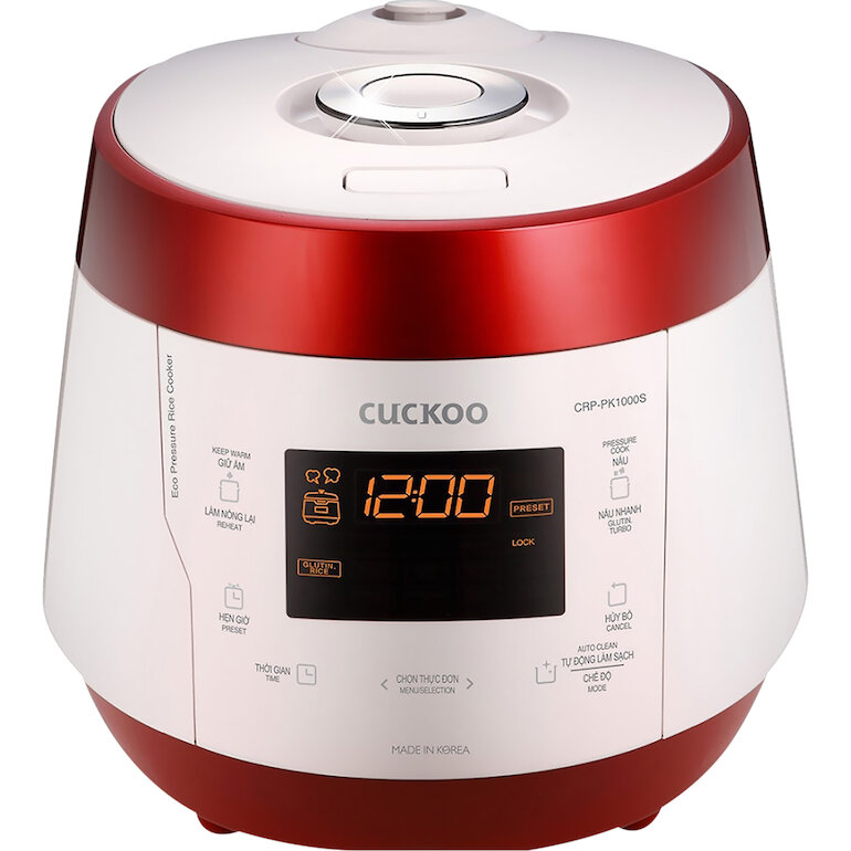 Nồi cơm điện tử Cuckoo CRP-PK1000S hoạt động với công suất vô cùng lớn lên đến 1.150W giúp nấu cơm nhanh chín.