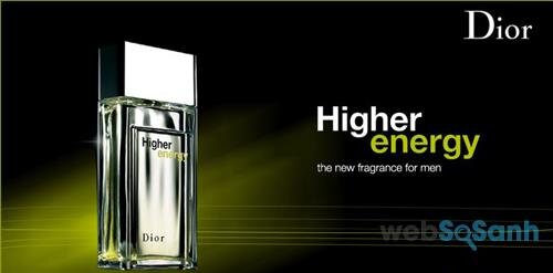 Nước hoa nam Dior Higher Energy có mùi hương ngọt ngào, đầy nam tính và mạnh mẽ