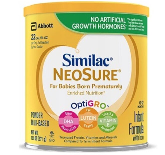 Sữa Similac NEOSURE Infant Formula, 0-12 Months