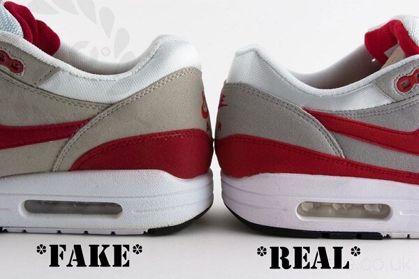 Sự khác biệt giữa giày chính hãng và hàng fake