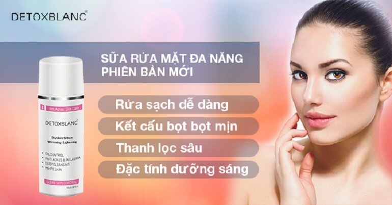 Sữa rửa mặt Detox Blanc có những đặc điểm nổi trội gì