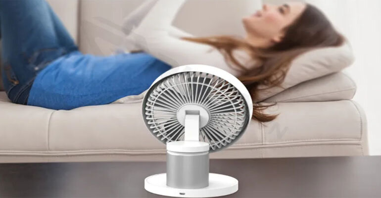 Quạt sạc gấp gọn Xixa N95 mang đi mọi lúc mọi nơi Quạt tích điện gấp gọn