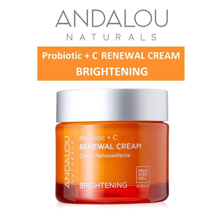 Kem dưỡng da cho bà bầu Andalou Renewal Cream Brightening Probiotic + C