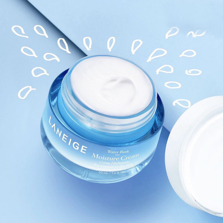 Kem dưỡng ẩm cho da dầu mụn Laneige Water Bank Hydro Cream