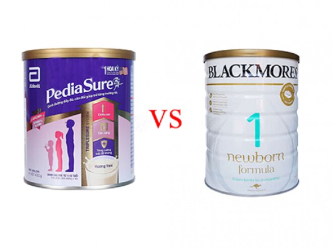 So sánh sữa Blackmores và Pediasure sữa nào tốt hơn?