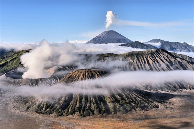 “Misty morning at Mount Bromo”. Misty morning at Mount Bromo, Mount Batok and Semeru when I take this picture. I Had waited 3 hours to get this moment. Photo location: East Java. (Photo and caption by Achmad Sumawijaya/National Geographic Photo Contest)