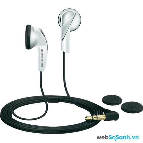 Tai nghe Sennheiser MX 365 màu đen-trắng