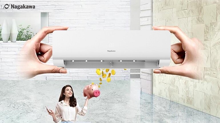 Điều hòa Nagakawa 1 chiều 9000BTU/H Inverter NIS-C09R2H08