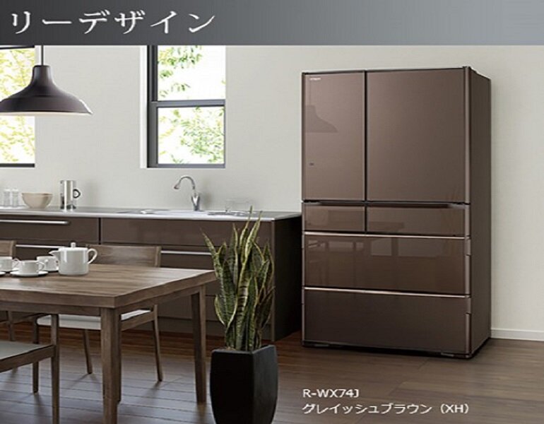 So sánh tủ lạnh Hitachi r-wx74k và r-wx74j Nhật Bản