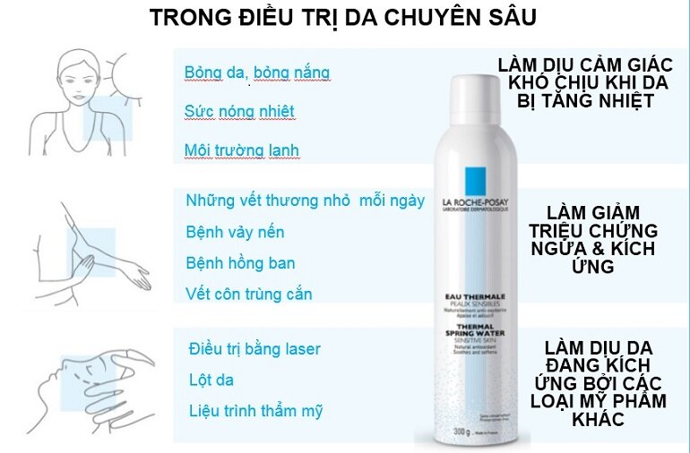 Xịt khoáng La Roche Posay giúp làn da luôn mịn màng, khỏe mạnh