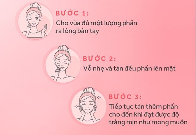 3 bước dùng phấn phủ Pond's Tone Up nâng tông đúng cách