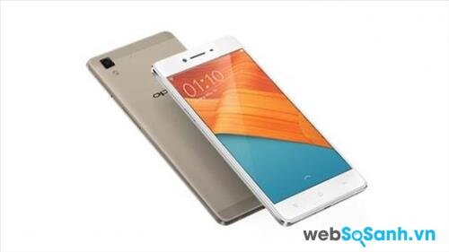 Smartphone Oppo R7 Lite sở hữu thiết kế nguyên khối từ hợp kim nhôm – magie