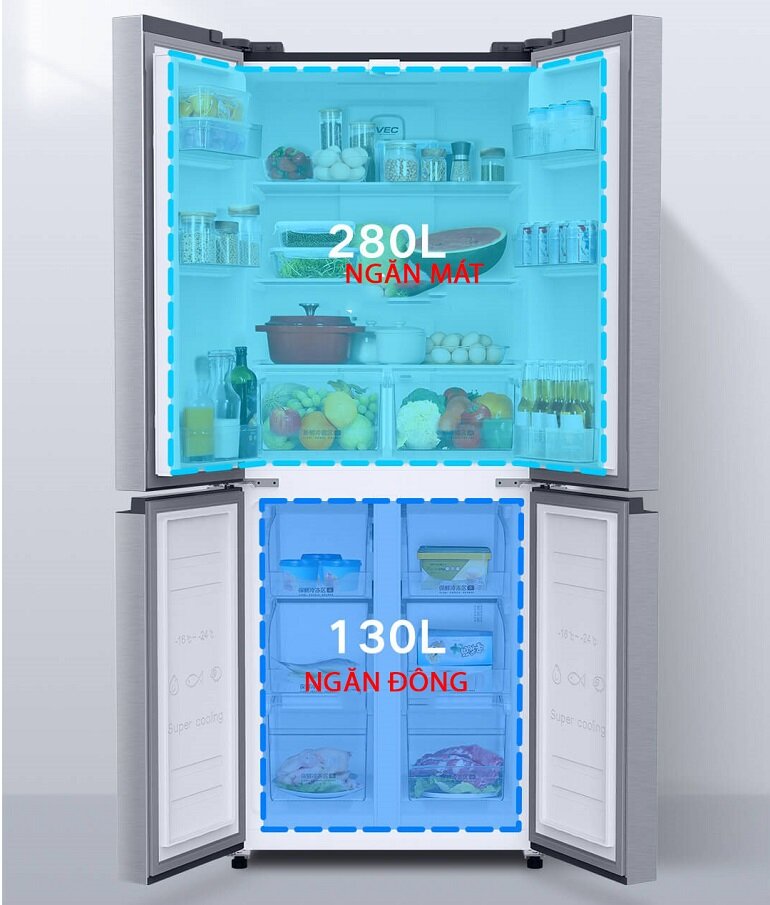 Đánh giá tủ lạnh Xiaomi Viomi Inverter 410L chi tiết cho bạn tham khảo