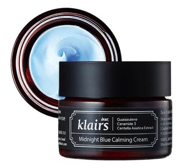 Kem dưỡng da mặt ban đêm Klairs Midnight Blue Calming