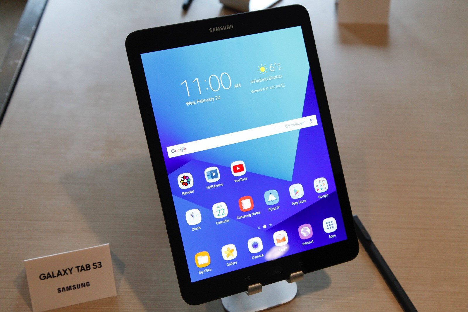 Samsung Galaxy Tab S3 ra mắt vào năm 2017