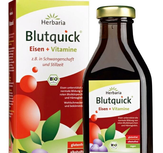 Dung dịch bổ sung sắt Blutquick hữu cơ