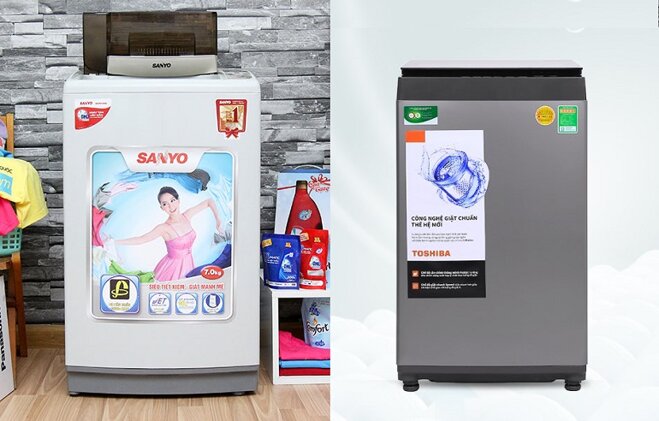 máy giặt sanyo 7kg