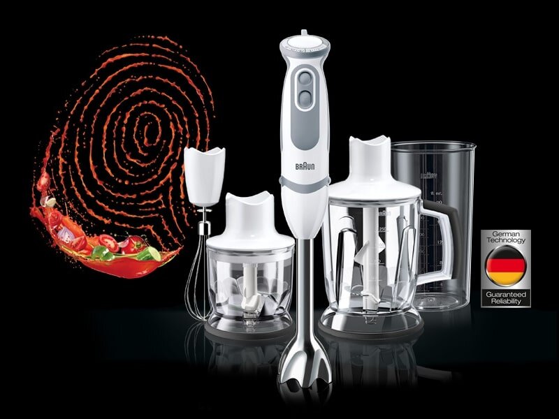Công suất máy xay Braun mạnh mẽ