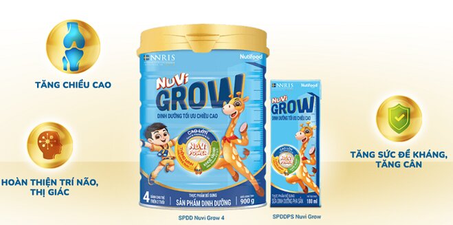 Sữa Nuvi Grow 