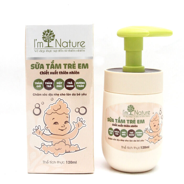 Chất lượng sữa tắm trẻ em I'm Nature