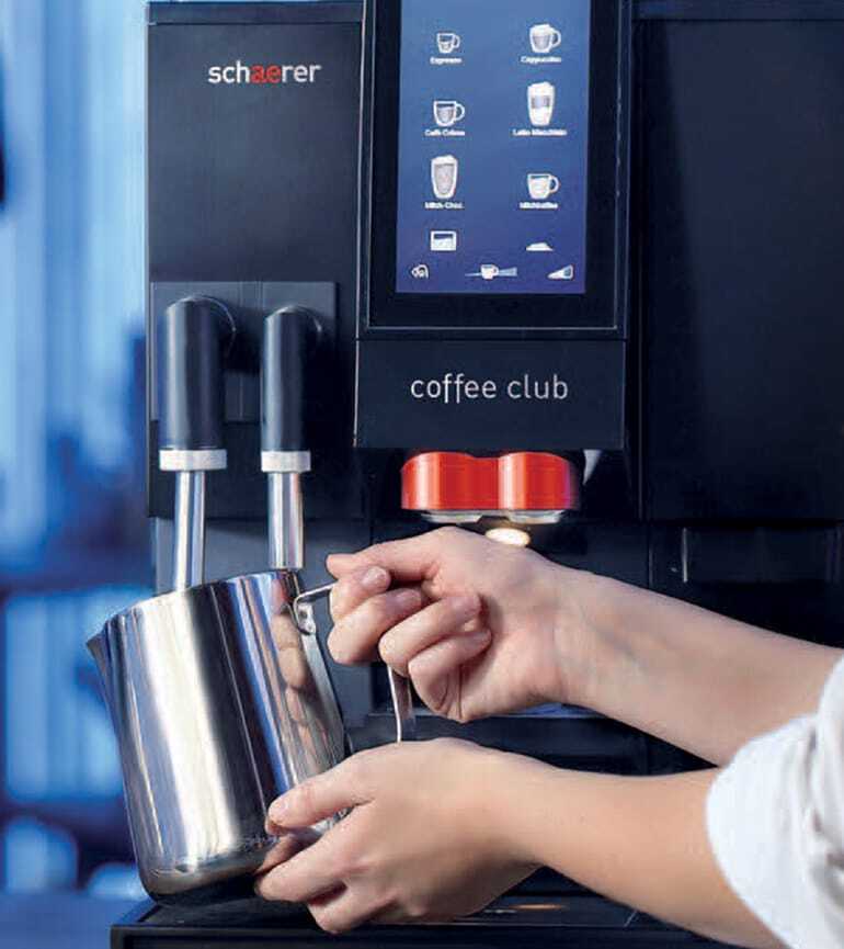 Chiếc máy pha cà phê Schaerer Coffee Club