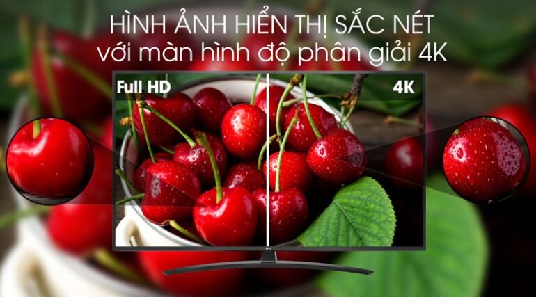 Độ phân giải Ultra HD 4K trên Smart Tivi 4K 43 inch LG 43UM7100PTA ThinQ AI