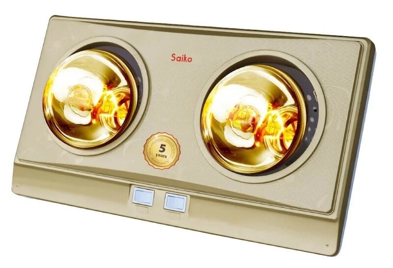 Đèn sưởi nhà tắm Saiko BH-252 2 bóng 550W
