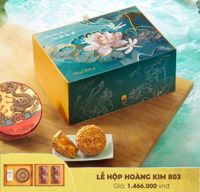 5 lễ hộp bánh Trung thu Đại Phát sang trọng nhất trong BST Chuồn Chuồn