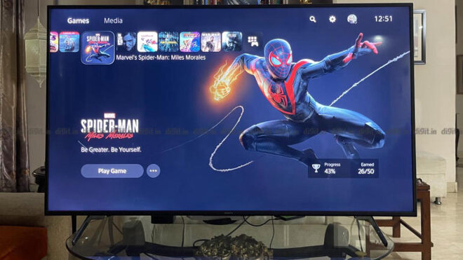 Đánh giá hiệu suất chơi game của Smart Tivi 4K Sony KD-65X80J/S 65 inch