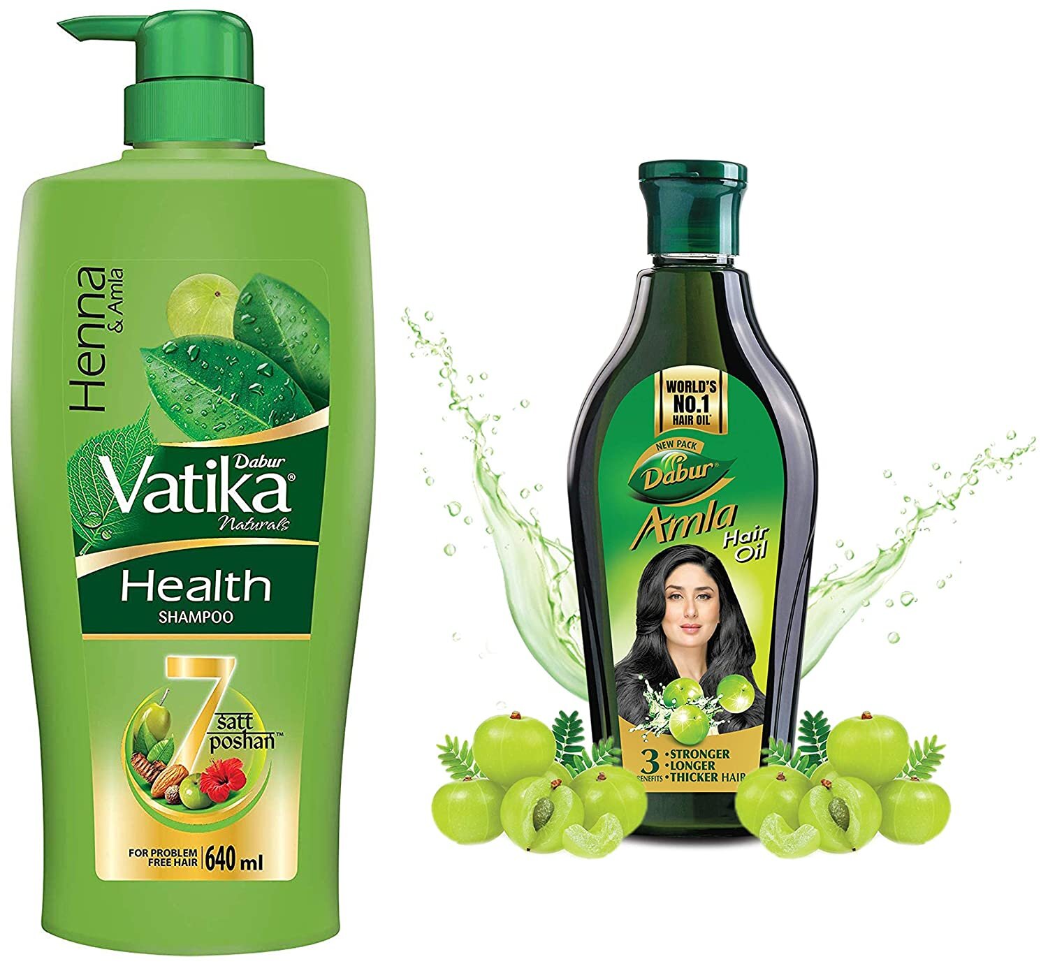 Dầu gội organic Dabur Vatika Natural & Organic Health Shampoo