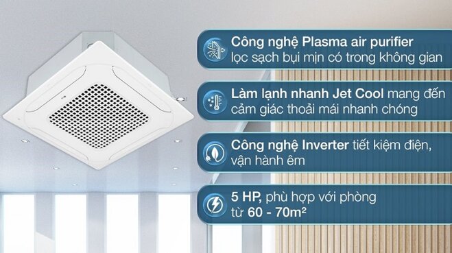 TOP 3 điều hòa inverter LG công suất lớn cho nhà xưởng, trung tâm tiệc cưới